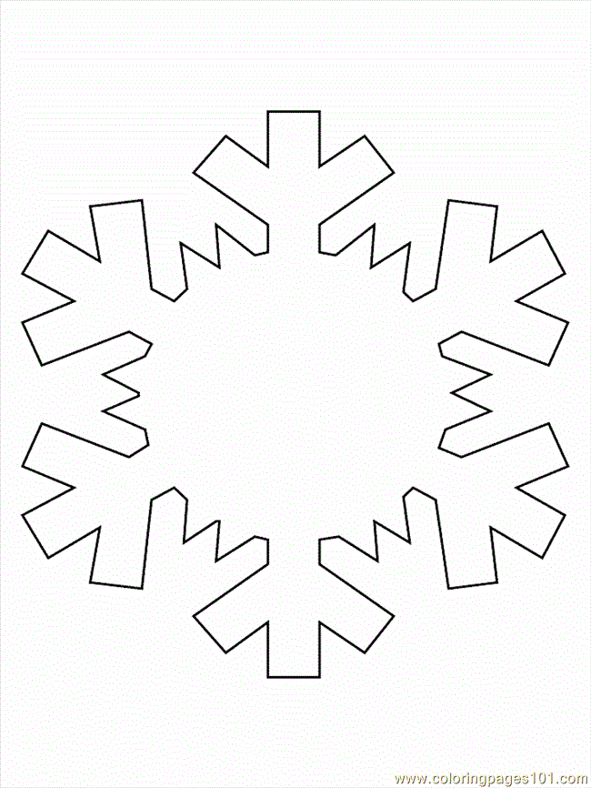 snowflake template